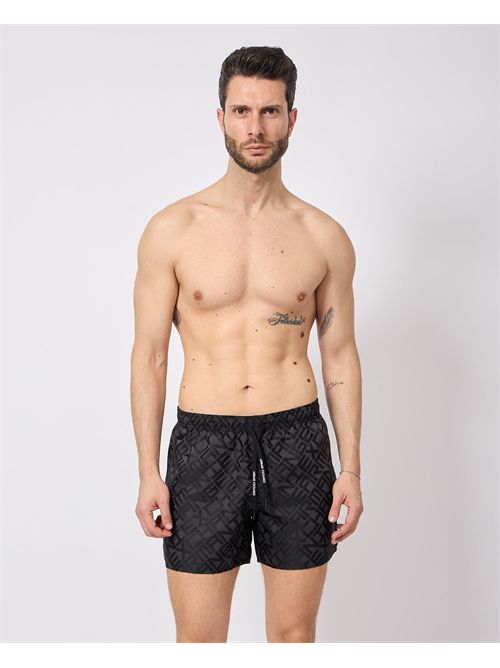 Boxer da mare Armani Exchange con logo all-over ARMANI EXCHANGE | XM000829-AF13629FC013